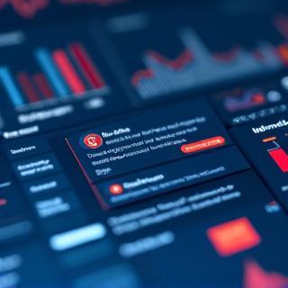 SaaS dashboard with diagnostics and warning alerts